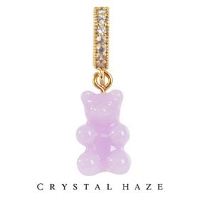 [정품] 크리스탈 헤이즈 Pave Notalgia Bear Pendant - Lavender (PCT-Lavender)