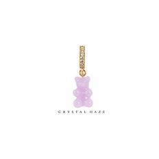 [정품] 크리스탈 헤이즈 Pave Notalgia Bear Pendant - Lavender (PCT-Lavender)