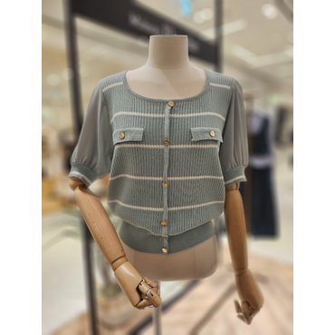 메종블랑쉬 쉬폰소매니트 M252MSW453D