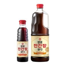 샘표 진간장 금F3 500ML + 1.7L