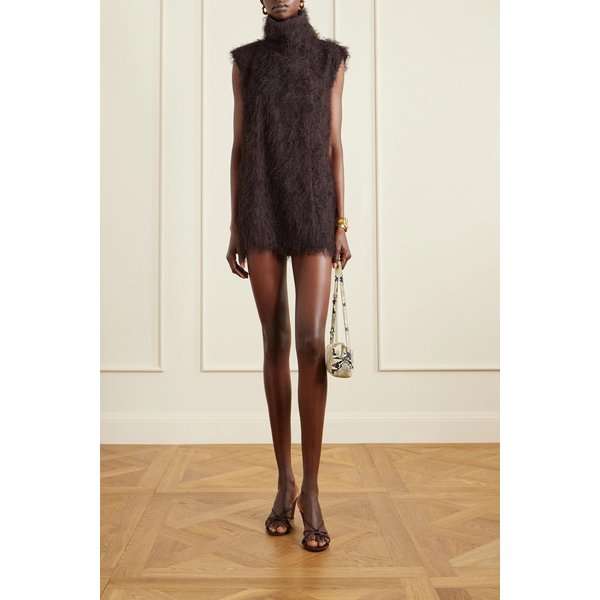 더프랭키샵 랜시 프린지 터틀넥 미니 원피스 46376663162975646