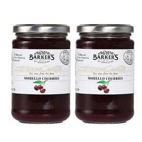 바커스 모렐로 체리 프리저브 잼 Barkers Morello Cherries Preserve 350g 2개