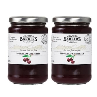  바커스 모렐로 체리 프리저브 잼 Barkers Morello Cherries Preserve 350g 2개