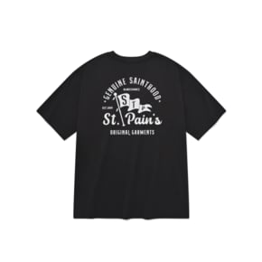 SP SAINT FLAG T SHIRTS-BLACK