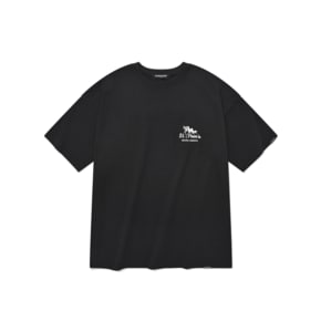 SP SAINT FLAG T SHIRTS-BLACK