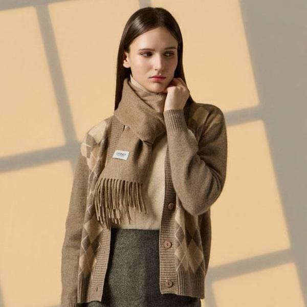 [신세계단독] 데너 몽골 햇 캐시미어100 숄 머플러 (25FW)