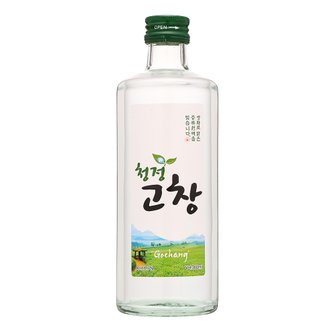  고창서해안 청정고창 소주 16.7도 360ml 10가지 꽃으로 빚은소주