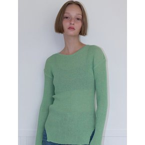 309 linen seethrough knit  (11colors)