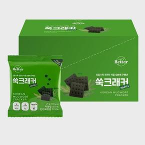 잇츠베러 쑥 크래커 미니 비건 단백질 과자 사무실 회사간식 280g(28gx10개입)