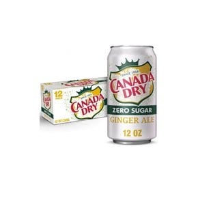 Canada Dry캐나다 드라이 진저 에일 제로 슈가 355ml 12캔