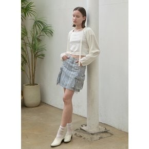 (SK-4929)OUT POCKET DENIM SKIRT