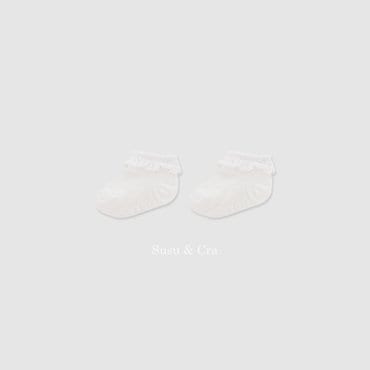 슈슈앤크라 베라시아 레이스 양말 ㅡ 바닐라화이트