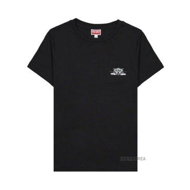 겐조 SS25 여성 해피 타이거 티셔츠 FF52TS1694SO 99