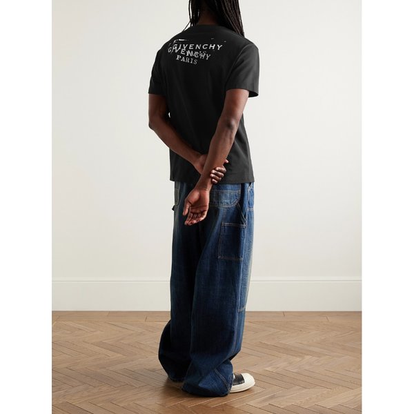 로고 코튼 저지 티셔츠 46376663162996987