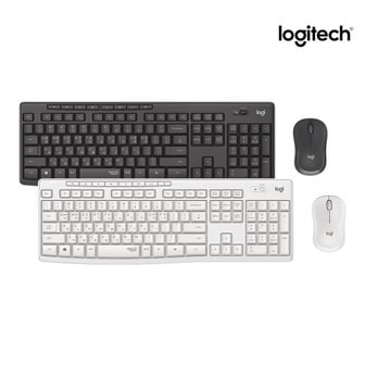 Logitech MK295 SILENT 무소음 무선 콤보 블랙(국내정품/한영각인)