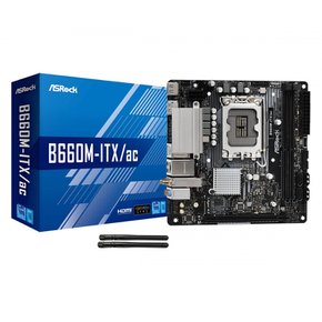 ASRock B660M-ITXac Intel B660 CPU(LGA1700) B660 Mini ATX 마더보드 시리즈 대응 마더보드