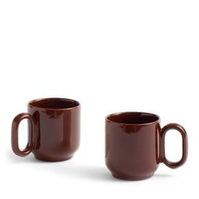 헤이 HAY  Barro Cup Set of 2 Burgundy
