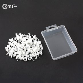 [T1707] Coms 케이블 클립(100pcs)/고정 못형, HCO-8MM, BOX, 8mm