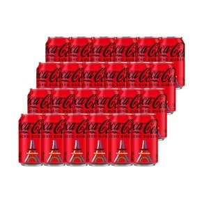 [코카콜라직영] 코카콜라 제로 355ml*24입 + 코카콜라 양말(0044)