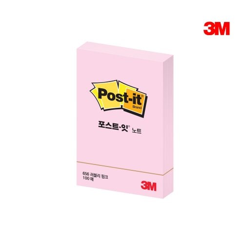 3M 포스트잇 656 러블리핑크