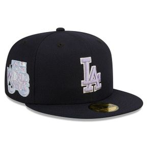 [해외] 844039 뉴에라 모자 MLB [LA 다저스] 75th World Series Lavender Undervisor 59FIFTY Fi