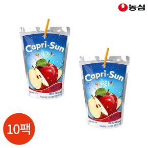 농심 카프리선 사과 주스 음료 200ml 10팩