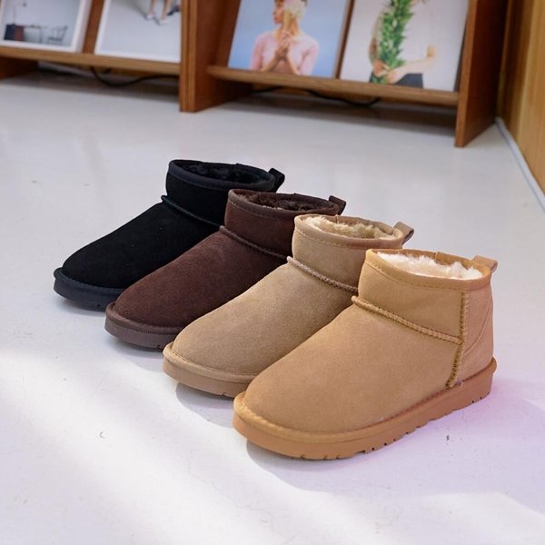 [옷자락] 여성 심플 데일리 퍼안감 베이직 부츠