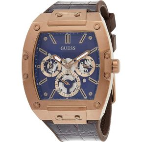 미국 게스 시계 남성 GUESS Mens Trend Multifunction 43mm 워치  Coffee 스테인리스 스틸 Case