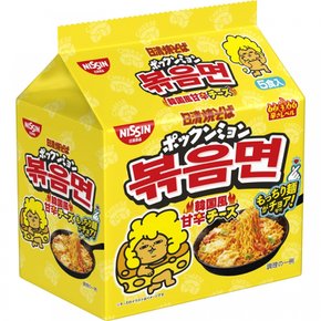 닛신 식품 닛신 야키 소바 포쿤 명 한국식 달콤한 치즈 5 식 팩 인스턴트 510g × 6 개