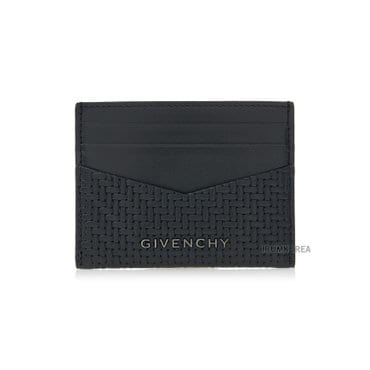 지방시 SS25 남성 우븐 효과 카드지갑 BK6099K1MM 001