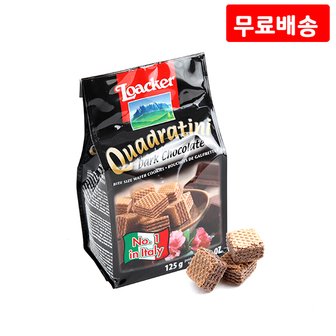  로아커 다크초콜릿 125g X 3 웨하스 간식 과자