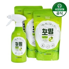 아름다운 주방세제 포밍스프레이 용기 485ml 1개 + 리필 500ml 3개