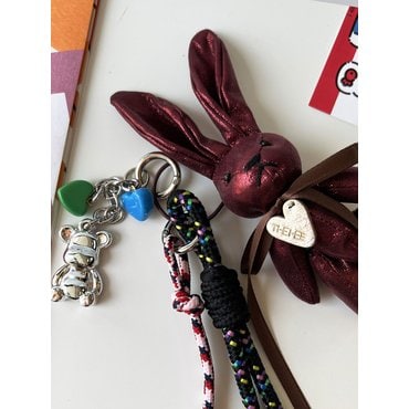 더히 King Rabbit Bag Charm Key-ring