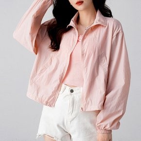 세미 크롭 가벼운 바람막이 자켓 얇은점퍼