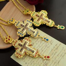  동방 정교회 기념품 펜던트 예수 십자가 펜던트 아버지 장식 의식 용품