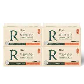 라엘 무표백 순면 생리대 오버나이트 4팩[33796025]