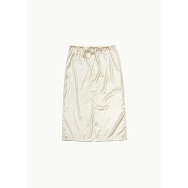 샵아모멘토 코아뉴욕 25SS Drawstring Maxi Skirt, Pearl