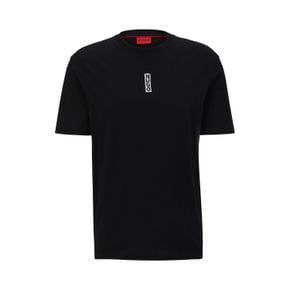 [30프로 할인][FA23] 릴렉스핏 마커 로고 티셔츠 블랙(50493996001)