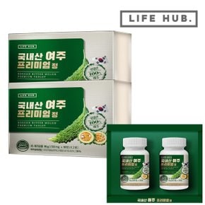 라이프허브 국내산 여주 프리미엄 정 선물세트 2세트(500mg x 90정 x 4병) 12개월분