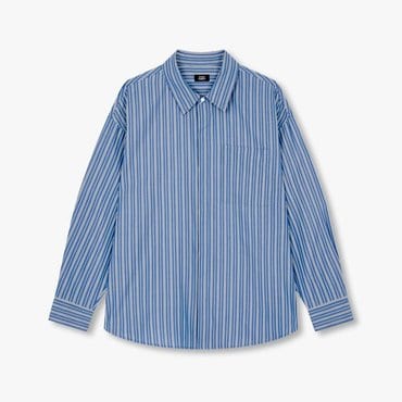 STUDIO TOMBOY 24 F/W [MEN] 블루 스트라이프 셔츠 9154424932HY