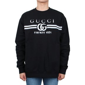 [시흥점] 25FW GG 프린트 저지 코튼 맨투맨 (784413 XJGKQ 1152)