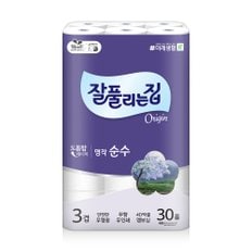 잘풀리는집 명작순수 3겹 30m x30롤