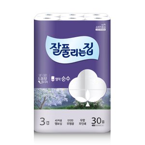 미래생활 잘풀리는집 명작순수 3겹 30m x30롤