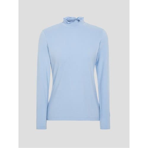 [빈폴골프] 여성 셔링넥 기모 티셔츠  스카이 블루 (BJ4141A76Q)