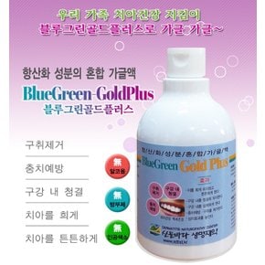 충치예방 블루그린골드플러스 350ml/블루그린치약150g