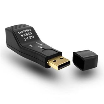 제이큐 USB 유선랜카드 젠더 휴대용 랜포트 LAN 이더넷 RJ45