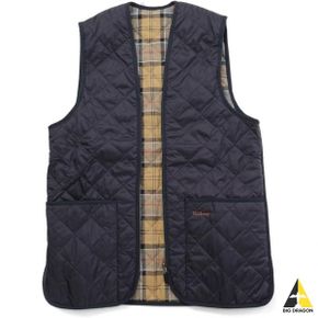 바버 Quilted WaistcoatZip-In Liner - NavyDress (MLI0001 NY91) (퀼팅 웨이스트코트집