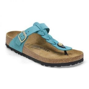 우먼 Birkenstock 지제 Braided Waxy 레더 - Biscay Bay 1026324