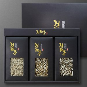 쇼핑의고수 [무료배송]프리미엄 멸치 청월 선물세트 1호(세멸 300g / 소멸 300g / 중멸 280g)