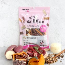 고기듬뿍 강아지 간식 져키 3가지맛 600g
